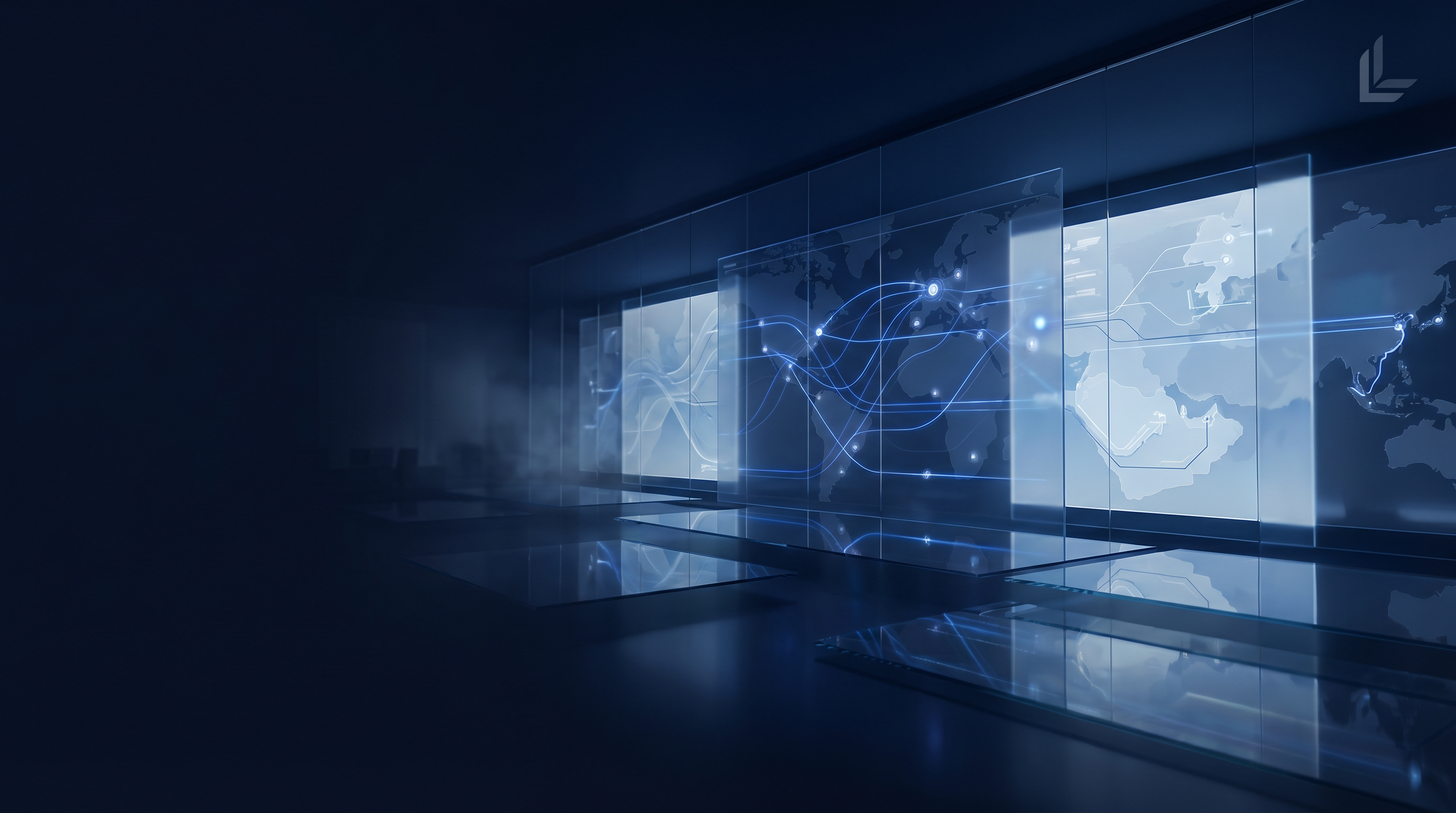 Logistics command center background